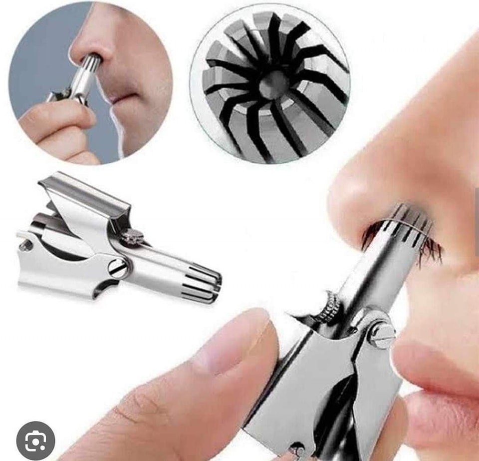 Manual Stainless Steel Washing Nose Trimmer