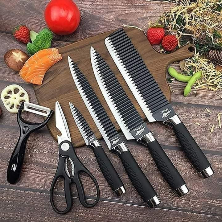 6Pcs Kitchen Knife Set