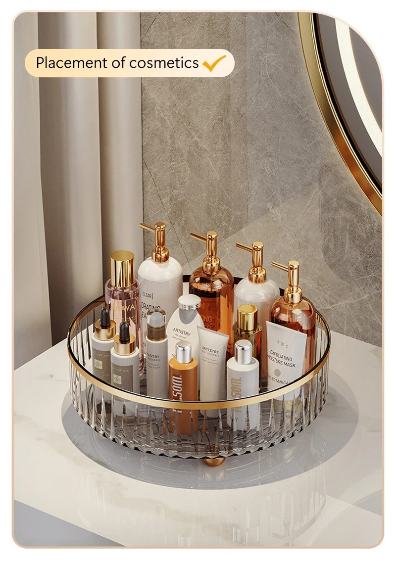 Rotating Cosmetic Organizer Light Luxury Perfume Skincare