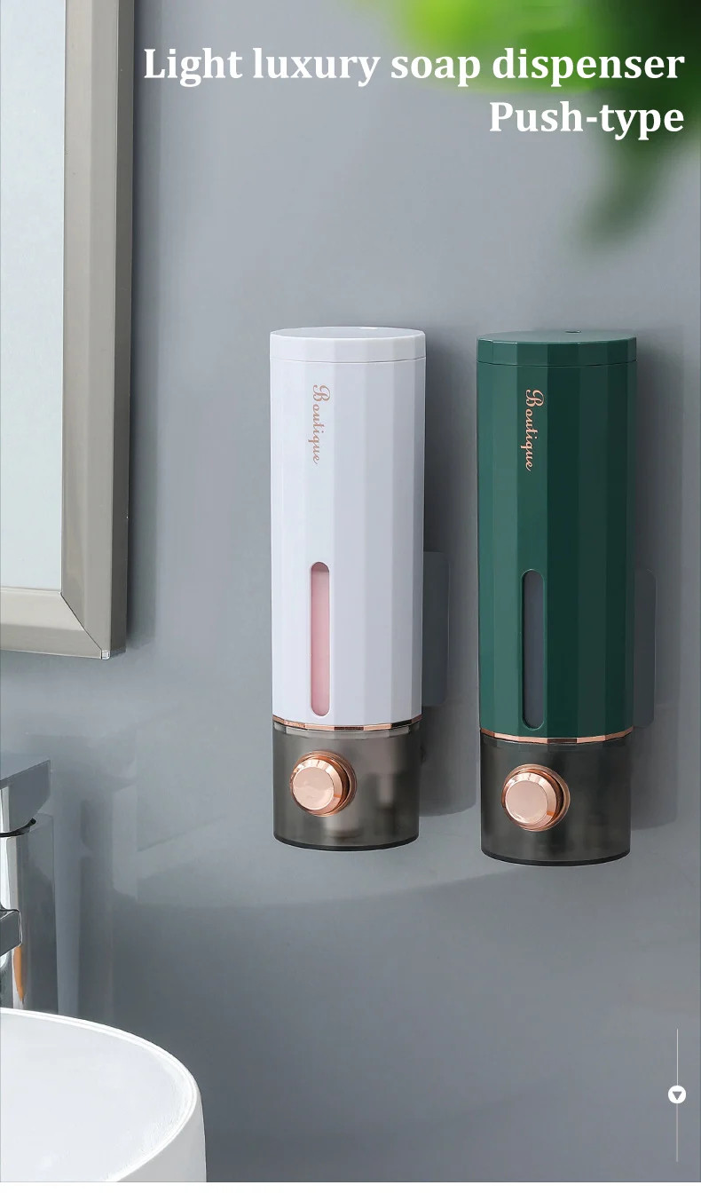 450ml Manual Wall Mounted Bathroom Liquid Soap Dispenser