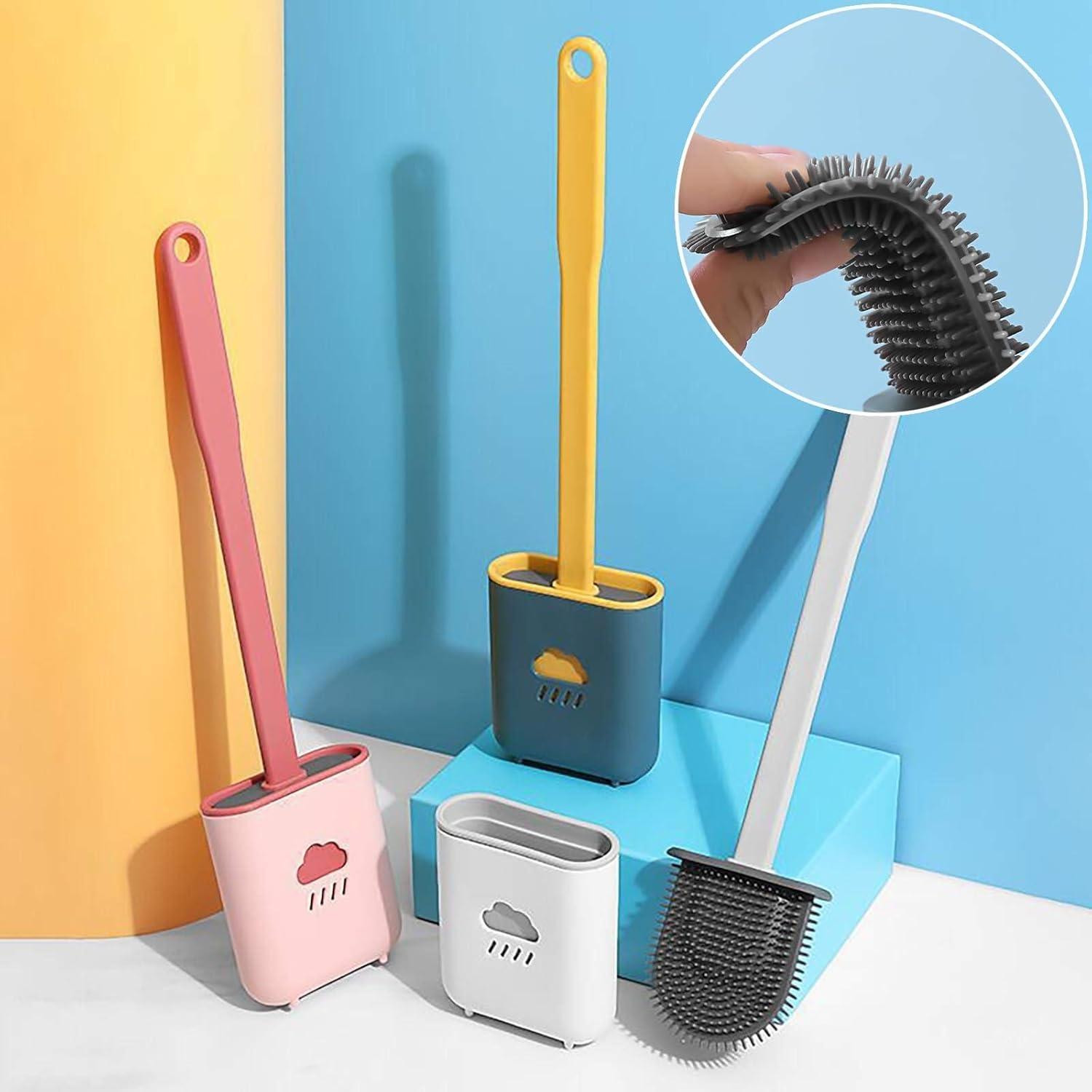 Silicone Toilet Brush Toilet Brush Holder