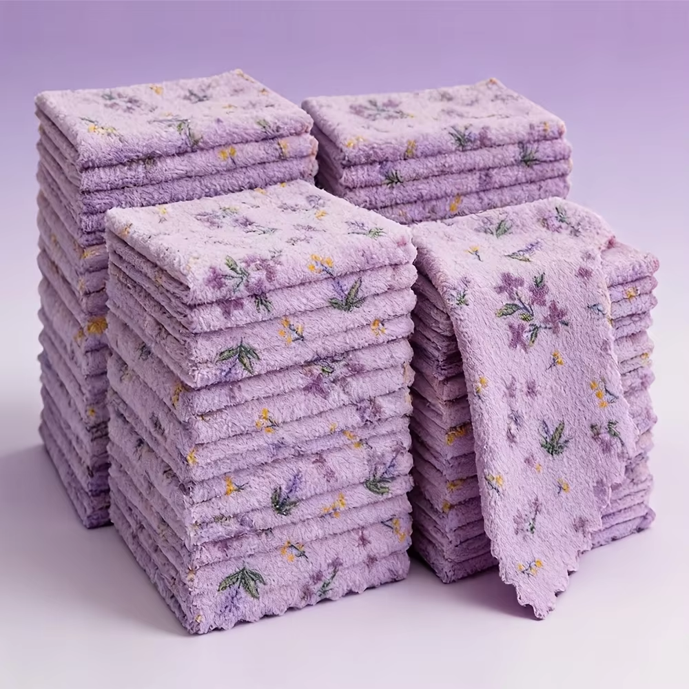 5/10 Pcs Microfiber Dry Cleaning Towels